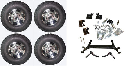 Lift Kit Combo with 10" Colossus for EZGO TXT Golf Carts 2001+ - 3 Guys Golf Carts