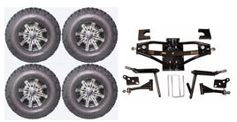 Lift Kit Combo with 10" Tempest 22x11-10 for Club Car DS Golf Carts 1984-2003 - 3 Guys Golf Carts