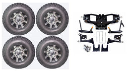 Lift Kit Combo with 10" Tempest for Club Car DS Golf Carts 2004+ - 3 Guys Golf Carts