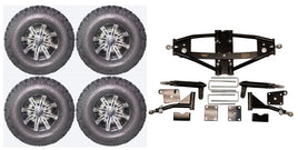 Lift Kit Combo for Club Car Precedent Golf Carts with 10" Tempest - 3 Guys Golf Carts