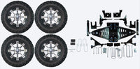 Lift Kit Combo with 12" Tempest for EZGO RXV Electric Golf Carts 2015+