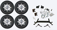 Lift Kit Combo with 12" Tempest for EZGO TXT Golf Carts 2001+