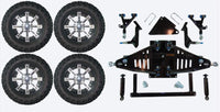 6" Lift Kit Combo with 12" Tempest for Yamaha Drive II Electric Golf Carts 2017+