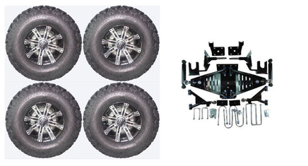 Lift Kit Combo with 10" Tempest for EZGO RXV Golf Carts 2008-2013.5 - 3 Guys Golf Carts