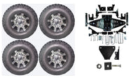 Lift Kit Combo with 10" Tempest for EZGO RXV Gas Golf Carts 2015+ - 3 Guys Golf Carts