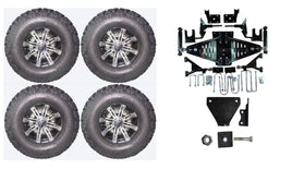 Lift Kit Combo with 10" Tempest for EZGO RXV Gas Golf Carts 2015+ - 3 Guys Golf Carts