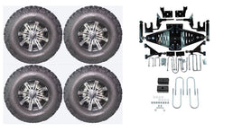 Lift Kit Combo with 10" Tempest for EZGO RXV Electric Golf Carts 2015+ - 3 Guys Golf Carts