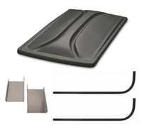 80" Graphite Roof Kit for Club Car DS Golf Carts 2000+ - 3 Guys Golf Carts