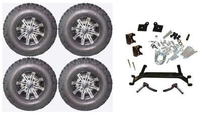 Lift Kit Combo with 10" Tempest for EZGO TXT Golf Carts 2001+ - 3 Guys Golf Carts