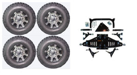 Lift Kit Combo with Tempest 22x11-10 for Yamaha G29/Drive Golf Carts 07-16 - 3 Guys Golf Carts