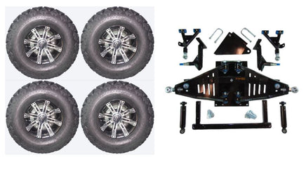 6" Lift Kit Combo with 10" Tempest for Yamaha Drive II Electric Golf Carts 2017+ - 3 Guys Golf Carts