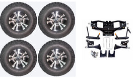 Lift Kit Combo with 10" Vampire for Club Car DS Golf Carts 2004+ - 3 Guys Golf Carts