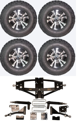 Lift Kit Combo for Club Car Precedent Golf Carts with 10" Vampire - 3 Guys Golf Carts