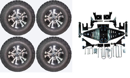 Lift Kit Combo with 10" Vampire for EZGO RXV Golf Carts 2008-2013.5 - 3 Guys Golf Carts