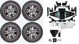 Lift Kit Combo with 10" Vampire for EZGO RXV Gas Golf Carts 2015+ - 3 Guys Golf Carts