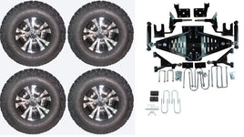 Lift Kit Combo with 10" Vampire for EZGO RXV Electric Golf Carts 2015+ - 3 Guys Golf Carts