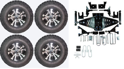 Lift Kit Combo with 10" Vampire for EZGO RXV Electric Golf Carts 2015+ - 3 Guys Golf Carts