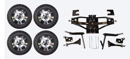 6" Lift Kit Combo with 12" Vampire for Club Car DS Golf Carts 1984-2003