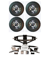 Lift Kit Combo for Club Car Precedent Golf Carts with 10" Flash - 3 Guys Golf Carts