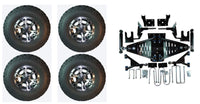 Lift Kit Combo with 10" Flash for EZGO RXV Golf Carts 2008-2013.5 - 3 Guys Golf Carts