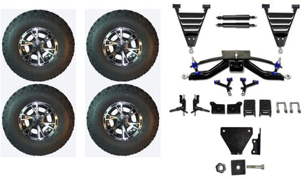 Lift Kit Combo with 10" Flash for EZGO RXV Gas Golf Carts 2015+ - 3 Guys Golf Carts