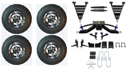 Lift Kit Combo with 10" Flash for EZGO RXV Electric Golf Carts 2015+ - 3 Guys Golf Carts
