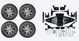 Lift Kit Combo with 10" Vegas for EZGO RXV Golf Carts 2008-2013.5 - 3 Guys Golf Carts