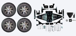 Lift Kit Combo with 10" Vegas for EZGO RXV Gas Golf Carts 2015+ - 3 Guys Golf Carts