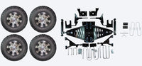 Lift Kit Combo with 10" Vegas for EZGO RXV Electric Golf Carts 2015+ - 3 Guys Golf Carts