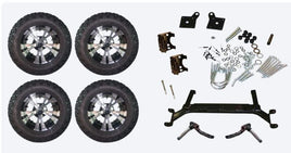 Lift Kit Combo with 12" Vampire for EZGO TXT Golf Carts 2001+