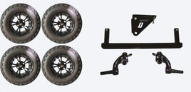 Lift Kit Combo with 12" Vampire Black for Yamaha G29/Drive Golf Carts 07-16 - 3 Guys Golf Carts