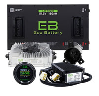 Eco Battery 48V 160AH Lithium Bundle Kit - 3 Guys Golf Carts