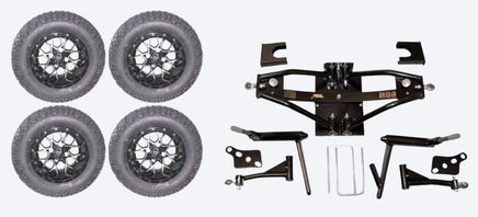 6" Lift Kit Combo with 12" Vortex for Club Car DS Golf Carts 1984-2003 - 3 Guys Golf Carts