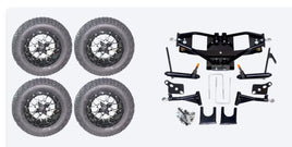 Lift Kit Combo with 12" Vortex for Club Car DS Golf Carts 2004+ - 3 Guys Golf Carts