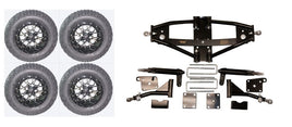 Lift Kit Combo for Club Car Precedent Golf Carts with 12" Vortex - 3 Guys Golf Carts