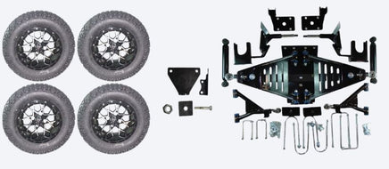 Lift Kit Combo with 12" Vortex for EZGO RXV Gas Golf Carts 2015+ - 3 Guys Golf Carts