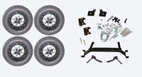 Lift Kit Combo with 12" Vortex for EZGO TXT Golf Carts 2001+ - 3 Guys Golf Carts