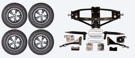 Lift Kit Combo for Club Car Precedent Golf Carts with 12" Godfather Gun Metal