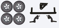 Lift Kit Combo with 12" Godfather GunMetal for Yamaha G29/Drive Golf Carts 07-16
