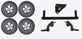Lift Kit Combo with 12" Godfather GunMetal for Yamaha G29/Drive Golf Carts 07-16