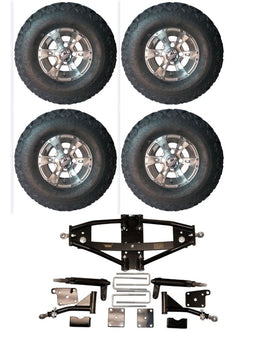 Lift Kit Combo for Club Car Precedent Golf Carts with 10" Dirty Harry - 3 Guys Golf Carts