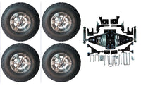 Lift Kit Combo with 10" Dirty Harry for EZGO RXV Golf Carts 2008-2013.5 - 3 Guys Golf Carts