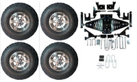 Lift Kit Combo with 10" Dirty Harry for EZGO RXV Electric Golf Carts 2015+ - 3 Guys Golf Carts