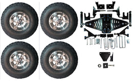 Lift Kit Combo with 10" Dirty Harry for EZGO RXV Gas Golf Carts 2015+ - 3 Guys Golf Carts