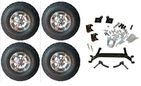 Lift Kit Combo with 10" Dirty Harry for EZGO TXT Golf Carts 2001+ - 3 Guys Golf Carts