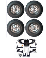 Lift Kit Combo with 10" Dirty Harry for Club Car DS Golf Carts 2004+ - 3 Guys Golf Carts