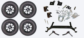 Lift Kit Combo with 12" Volt for EZGO TXT Golf Carts 2001+