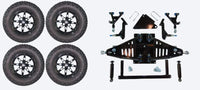 6" Lift Kit Combo with 12" Volt for Yamaha Drive II Electric Golf Carts 2017+