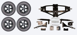 Lift Kit Combo for Club Car Precedent Golf Carts with 12" Godfather Black