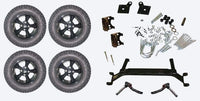 Lift Kit Combo with 12" Godfather Black for EZGO TXT Golf Carts 2001+